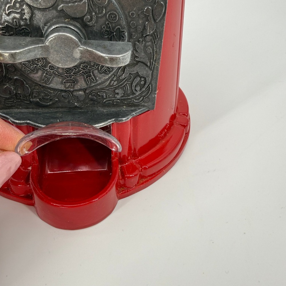 Vintage Carousel Red Gumball Candy‎ Machine Junior Size - Picture 6 of 11